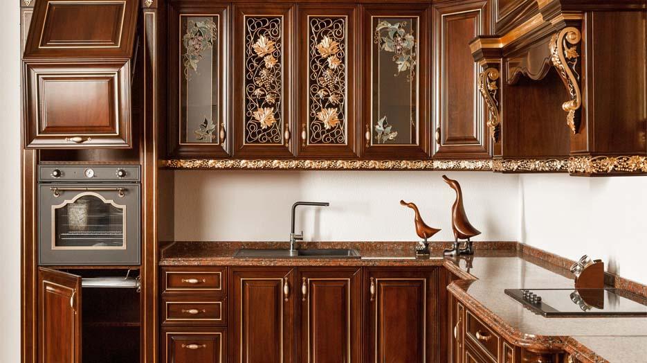 Rich Walnut Cupboards